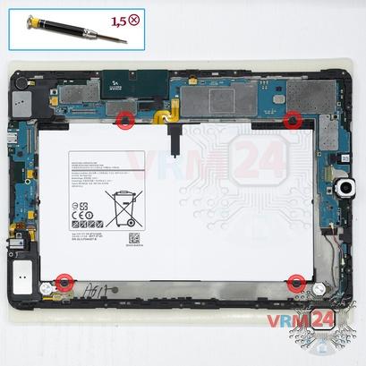 How to disassemble Samsung Galaxy Tab S2 9.7'' SM-T819, Step 8/1