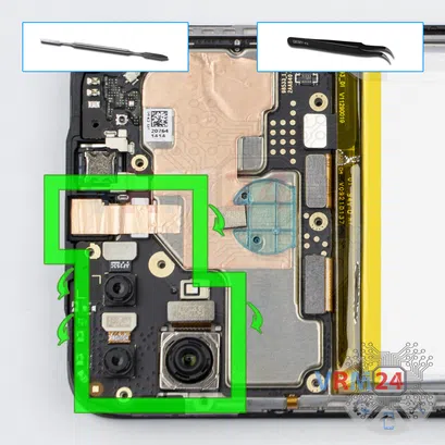 Como desmontar Realme C25 por si mesmo, Passo 11/1