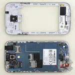 Cómo desmontar Samsung Galaxy S4 Mini Duos GT-I9192, Paso 4/2