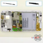 How to disassemble Huawei Honor 3X, Step 8/2