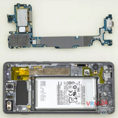 Cómo desmontar Samsung Galaxy S10 Plus SM-G975, Paso 10/2