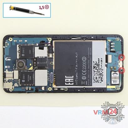 How to disassemble HTC Desire 700, Step 5/1