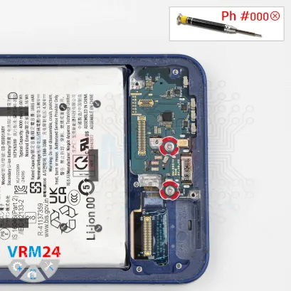 How to disassemble Samsung Galaxy S25 SM-S931, Step 10/1