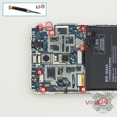 How to disassemble Xiaomi Redmi Pro, Step 8/1