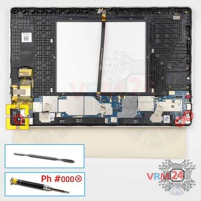 Como desmontar Lenovo Tab M10 TB-X605L, Passo 10/1