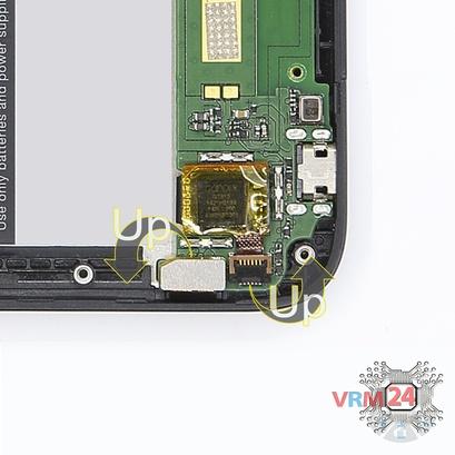 How to disassemble HTC Desire 616, Step 9/2