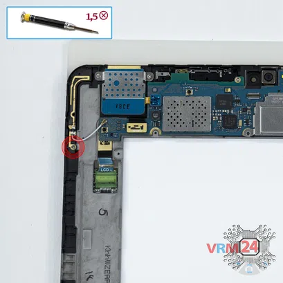 Cómo desmontar Samsung Galaxy Tab 8.9'' GT-P7300, Paso 9/1