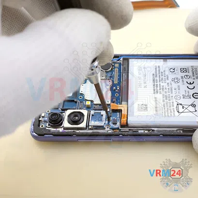 Cómo desmontar Samsung Galaxy A52 SM-A525, Paso 13/3