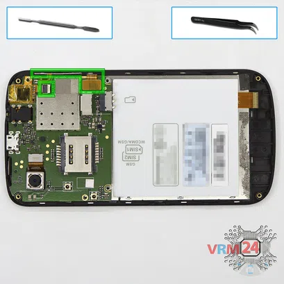 How to disassemble Lenovo A800 IdeaPhone, Step 8/1