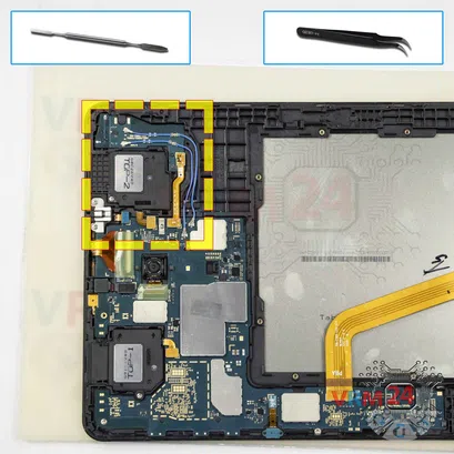 Cómo desmontar Samsung Galaxy Tab A 10.5'' SM-T590, Paso 14/1