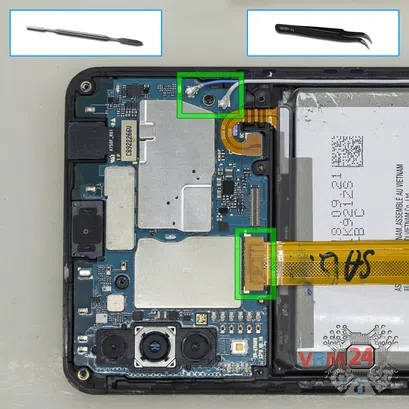 Cómo desmontar Samsung Galaxy A7 (2018) SM-A750, Paso 9/1