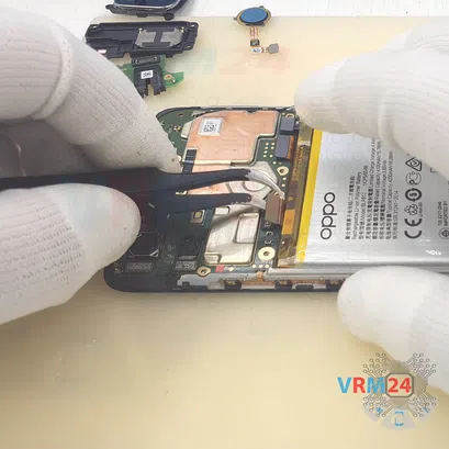 How to disassemble Oppo A15s, Step 11/4