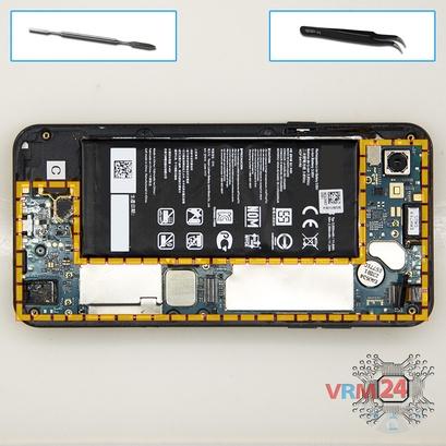 How to disassemble LG Q6α M700, Step 6/1
