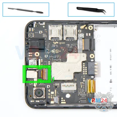 Cómo desmontar ZTE Blade A530, Paso 9/1