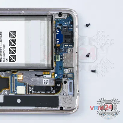 Cómo desmontar Samsung Galaxy Note FE SM-N935, Paso 12/2