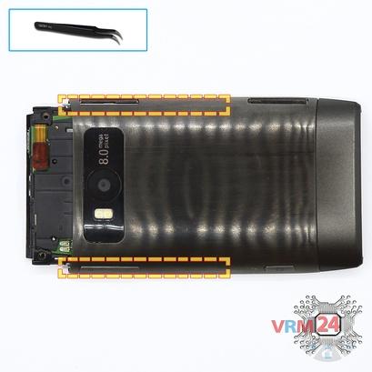 How to disassemble Nokia X7 RM-707, Step 8/1