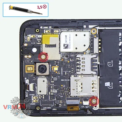 How to disassemble Asus ZenFone C ZC451CG, Step 10/1