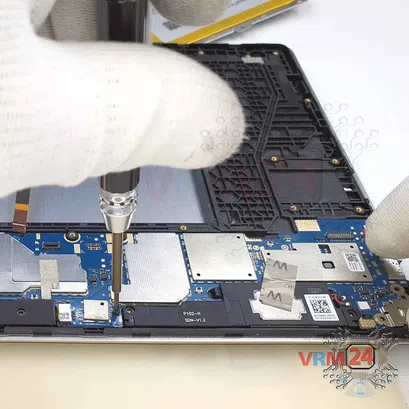 Como desmontar Lenovo Tab M10 TB-X605L, Passo 11/4