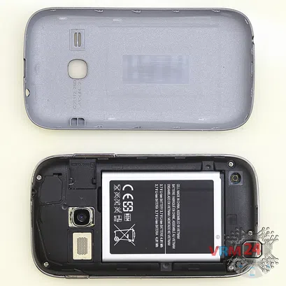 How to disassemble Samsung Galaxy Young Duos GT-S6312, Step 1/2