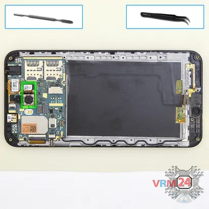How to disassemble Asus ZenFone Max ZC550KL, Step 10/1