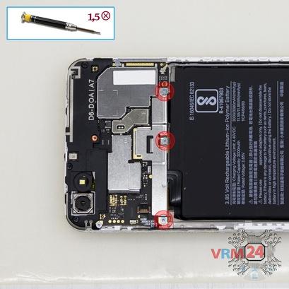 Como desmontar Xiaomi RedMi Note 5A por si mesmo, Passo 3/1