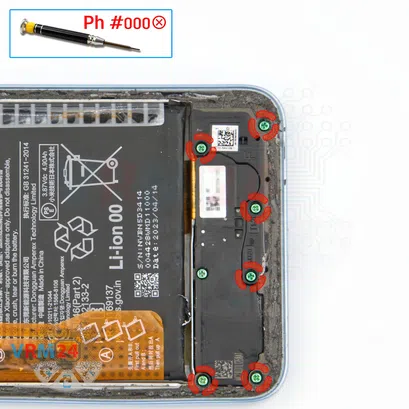 How to disassemble Xiaomi RedMi Note 12S, Step 8/1