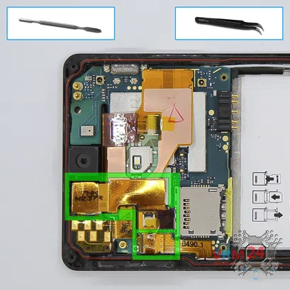 How to disassemble Sony Xperia V, Step 7/1