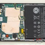 Cómo desmontar HTC Desire 830, Paso 8/2