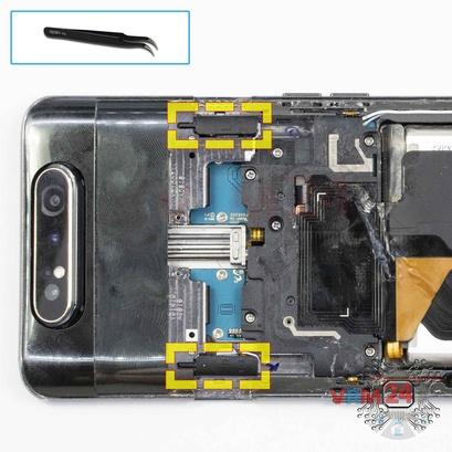 Como desmontar Samsung Galaxy A80 SM-A805, Passo 6/1