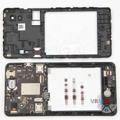 Como desmontar ZTE Blade A31 Plus por si mesmo, Passo 5/2