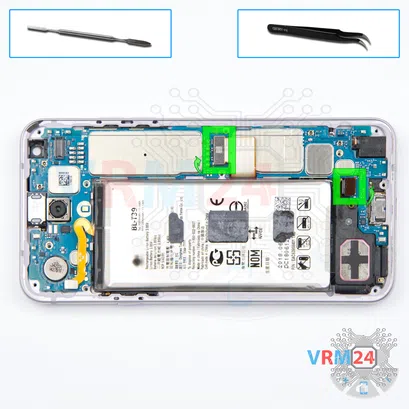 How to disassemble LG Q7 Q610, Step 9/1