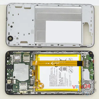 How to disassemble Huawei Y6II, Step 4/2