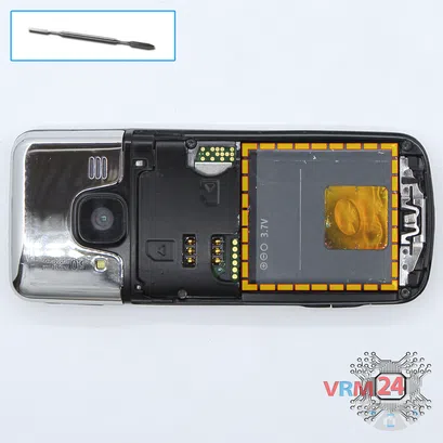 Cómo desmontar Nokia 6700 Classic RM-470, Paso 2/1