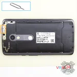 How to disassemble Motorola Moto X Play XT1563, Step 2/1