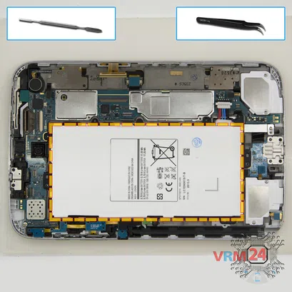 How to disassemble Samsung Galaxy Note 8.0'' GT-N5100, Step 5/1