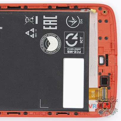 How to disassemble Lenovo S820, Step 10/3