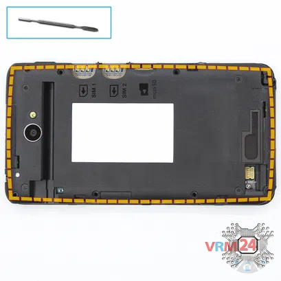 How to disassemble Sony Xperia E4, Step 4/1