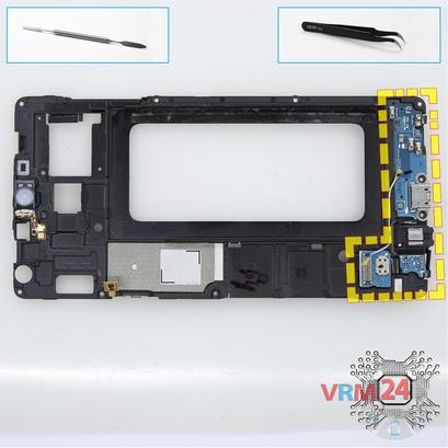 How to disassemble Samsung Galaxy A7 SM-A700, Step 9/1