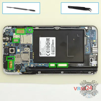 Cómo desmontar Samsung Galaxy Note 3 Neo SM-N7505, Paso 6/1