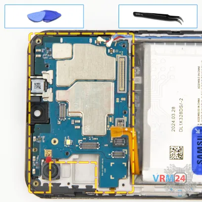 Как разобрать Samsung Galaxy А15 SM-A155, Шаг 16/1