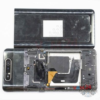 Como desmontar Samsung Galaxy A80 SM-A805, Passo 3/2