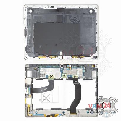 Как разобрать Samsung Galaxy Tab S 10.5'' SM-T805, Шаг 1/2