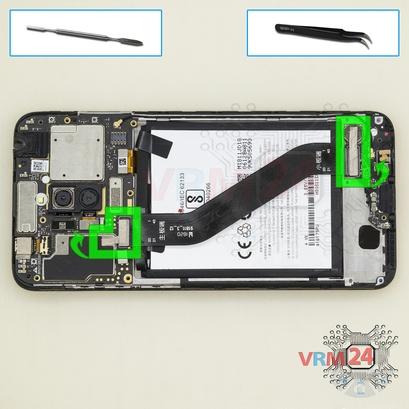 How to disassemble Meizu M6T M811H, Step 9/1
