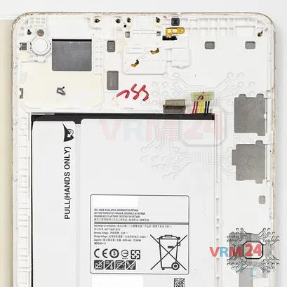 How to disassemble Samsung Galaxy Tab A 8.0'' SM-T355, Step 16/2