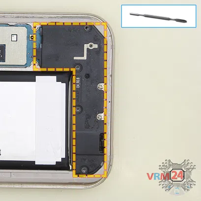 How to disassemble Samsung Galaxy A7 (2017) SM-A720, Step 6/1