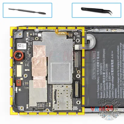 How to disassemble LeEco Le Max 2, Step 14/1