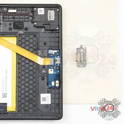 Como desmontar Lenovo Tab M10 Plus TB-X606F, Passo 8/2