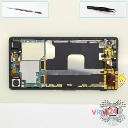 How to disassemble Sony Xperia Z3 Plus, Step 8/1
