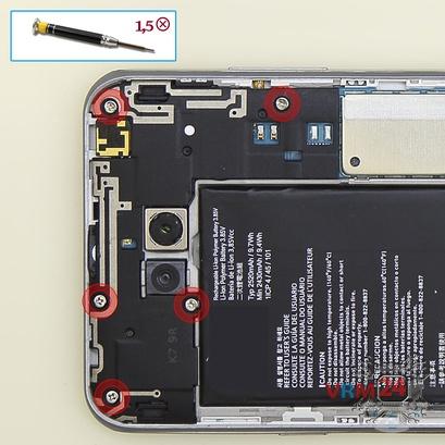 How to disassemble LG X cam K580, Step 6/1