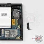 How to disassemble Sony Xperia XZ1, Step 11/2